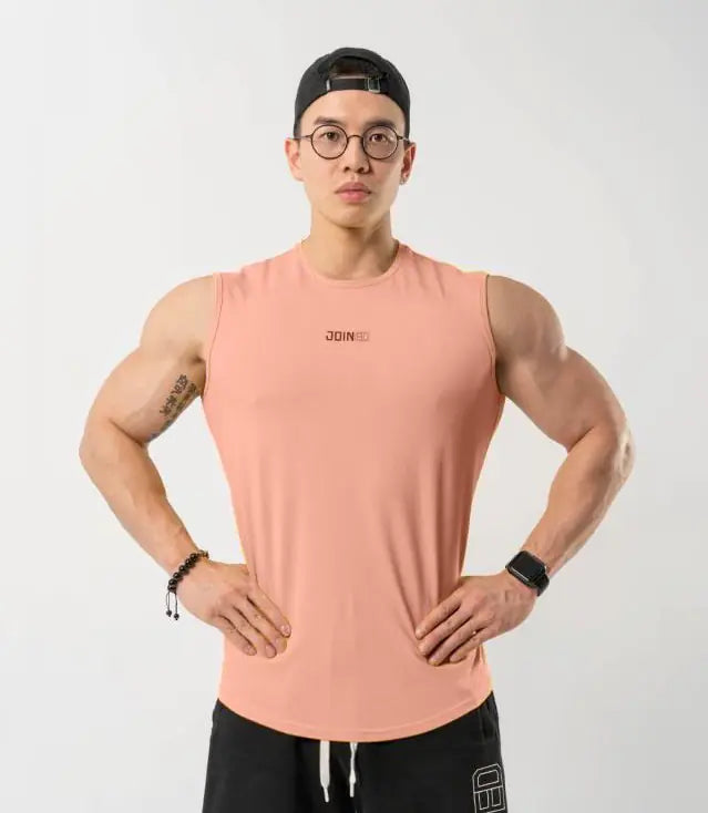 Men's Casual Stretch Cotton Sleeveless Running Vest