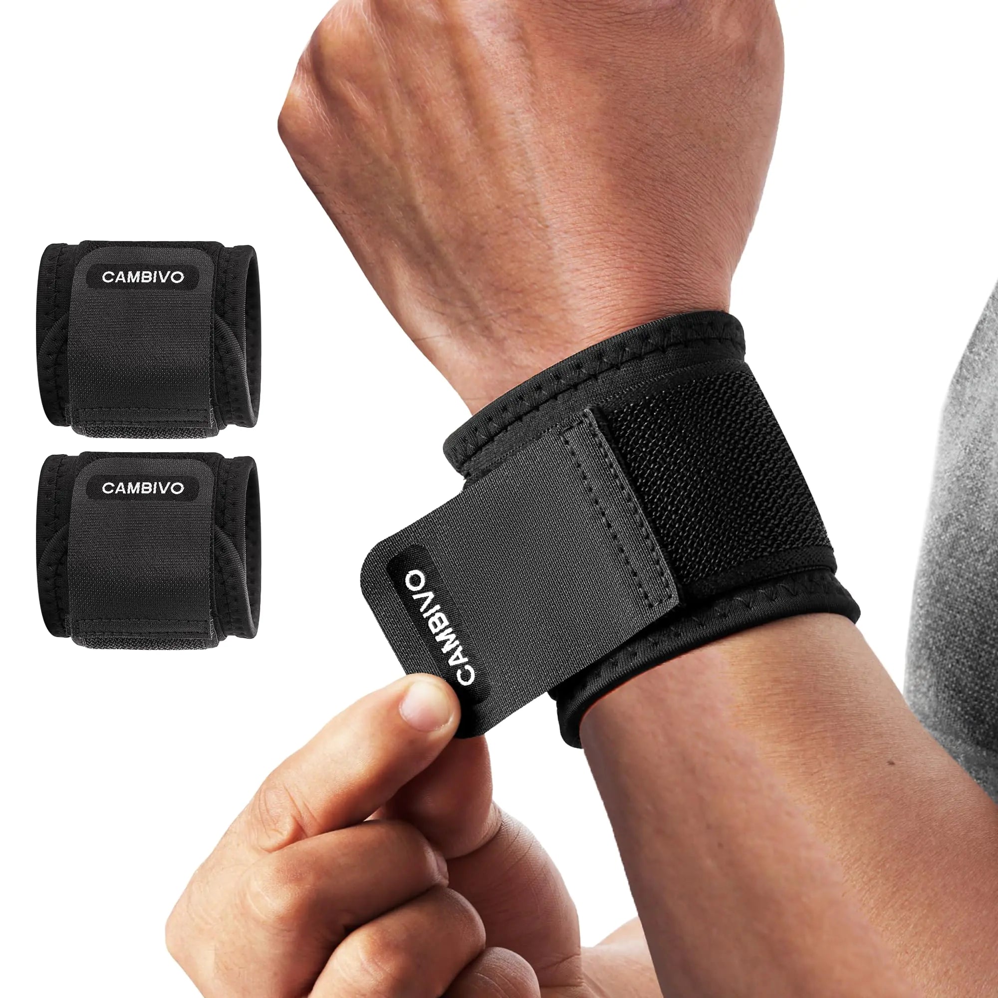 Wrist Wraps for Men and Women 2 Pack Adjustable Lift Support