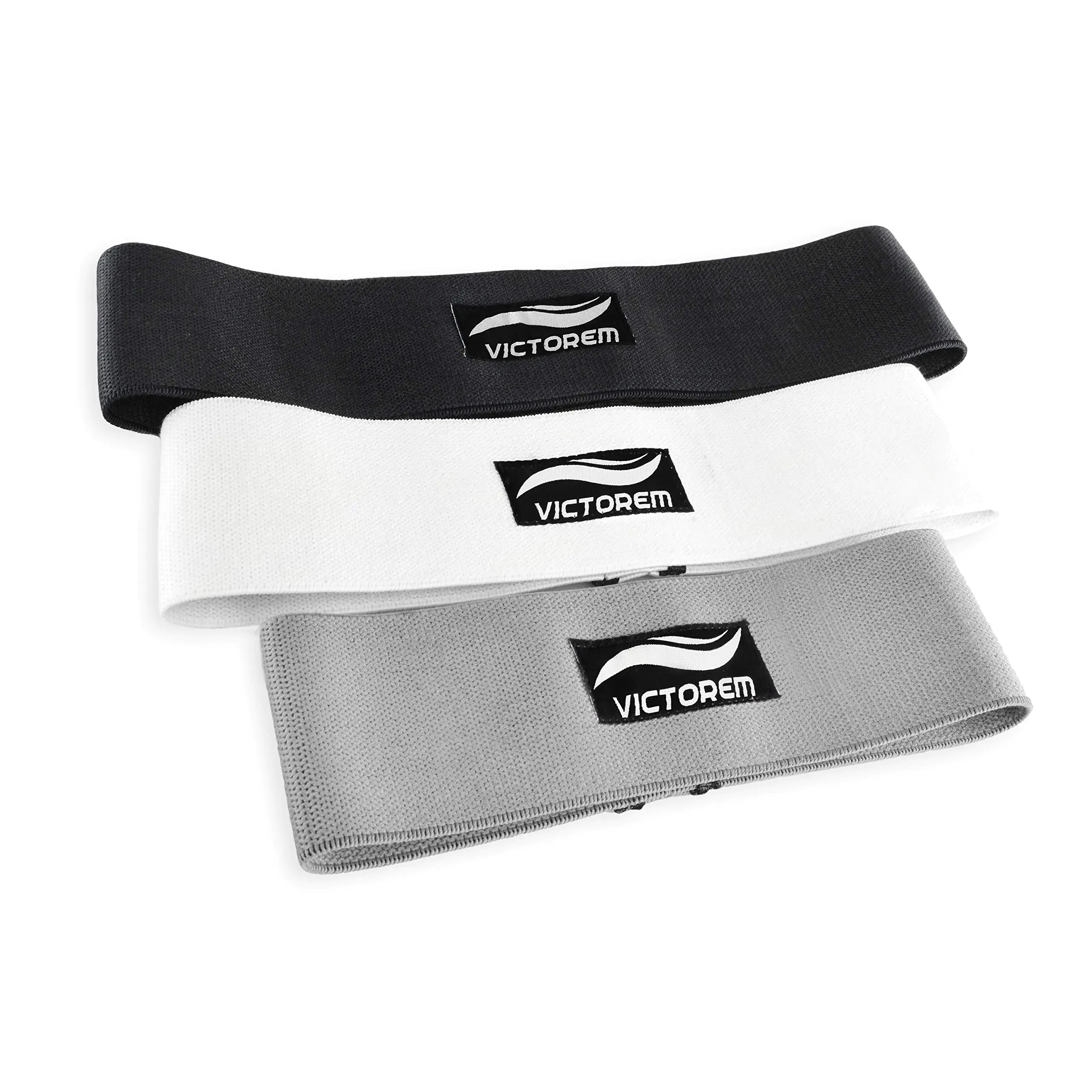Resistance Hip Booty Bands For Glutes and Legs Exercise(White Grey Black)